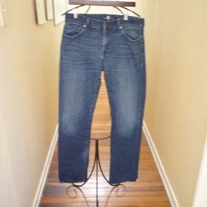 7FOR ALL MANKIND STANDARD MEN JEANS STRETCH STRAIGHT SZ 34 X32 NW